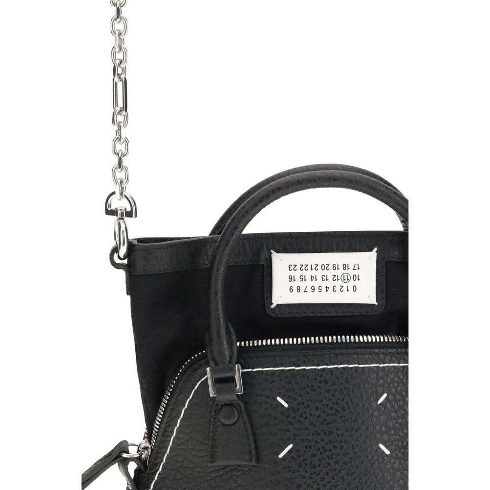 Schwarze Bos Taurus Kalbsleder Schultertasche