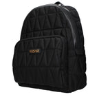 Schwarzer Rucksack aus Stoff