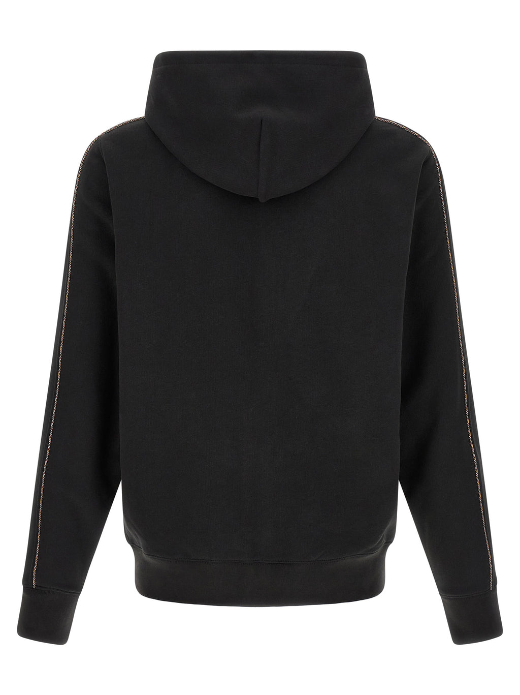 Schwarzer Baumwoll-Sweatshirt