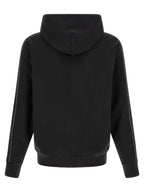 Schwarzer Baumwoll-Sweatshirt