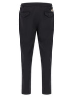 Schwarze Polyamid-Jogginghose (Trainingshose)