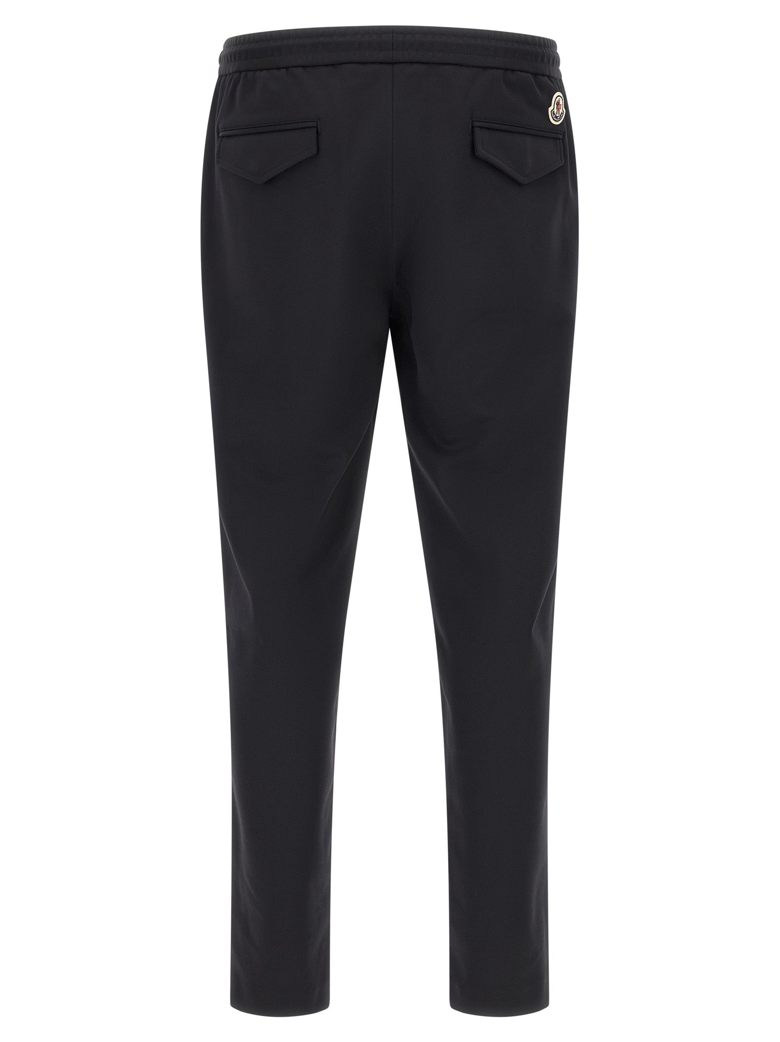 Schwarze Polyamid-Jogginghose (Trainingshose)