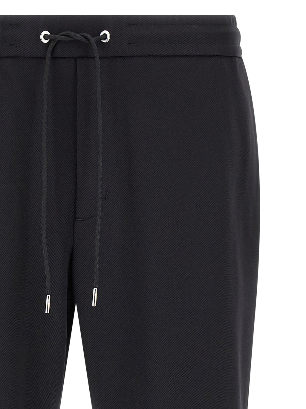 Schwarze Polyamid-Jogginghose (Trainingshose)