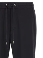 Schwarze Polyamid-Jogginghose (Trainingshose)