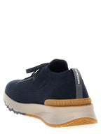Blaue Woll-Sneaker im Athletic-Stil