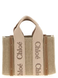 Multicolor Linen Handtasche