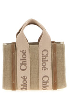 Multicolor Linen Handtasche