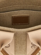 Multicolor Linen Handtasche