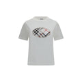 Weißes Baumwoll-T-Shirt