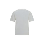 Weißes Baumwoll-T-Shirt