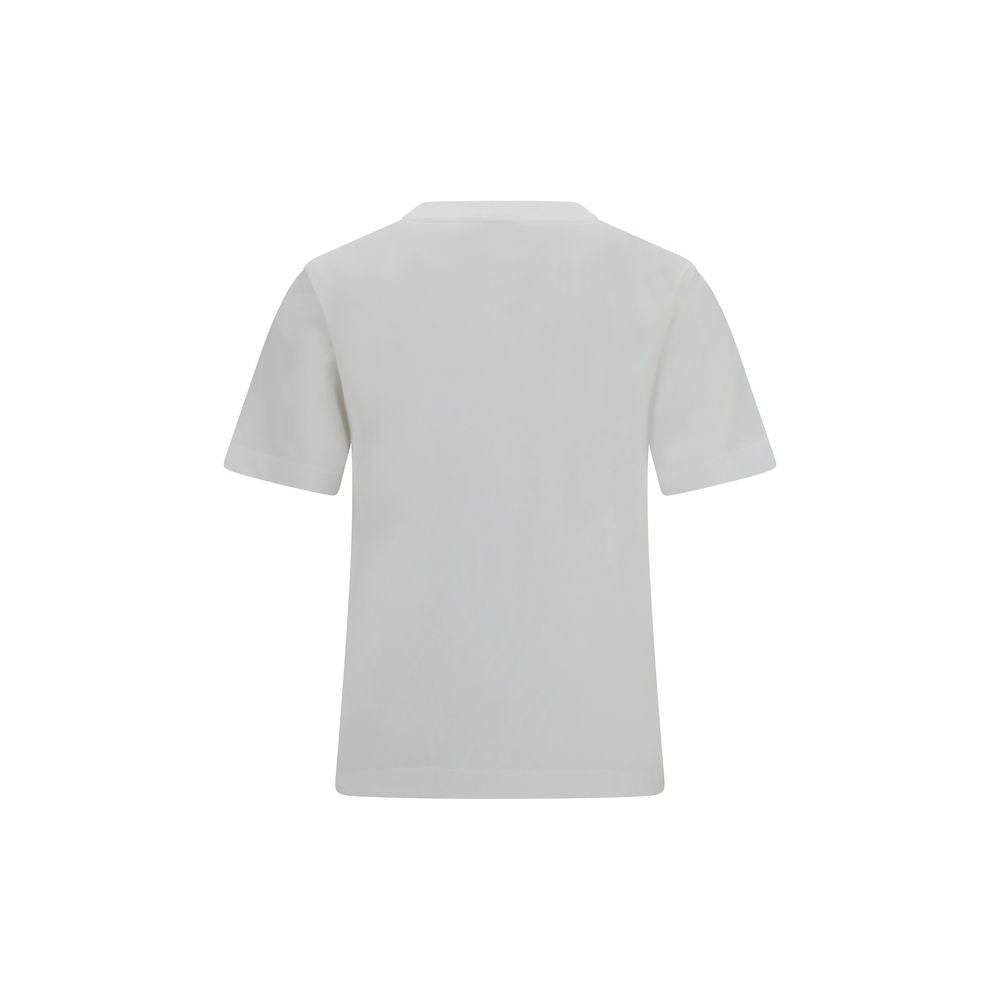 Weißes Baumwoll-T-Shirt