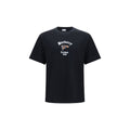 Schwarzes Baumwoll-T-Shirt