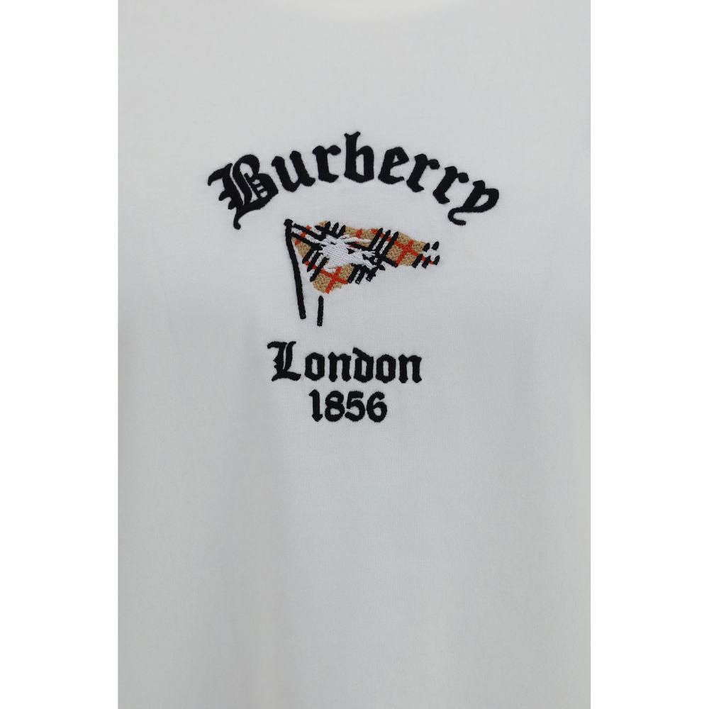 Weißes Baumwoll-T-Shirt