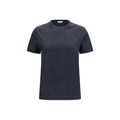 Graues Baumwoll-T-Shirt
