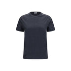 Graues Baumwoll-T-Shirt