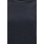 Graues Baumwoll-T-Shirt