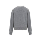 Grauer Kaschmirpullover