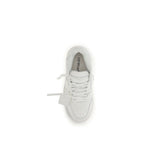 Weiße Low-Top-Sneaker aus Kalbsleder Bos Taurus