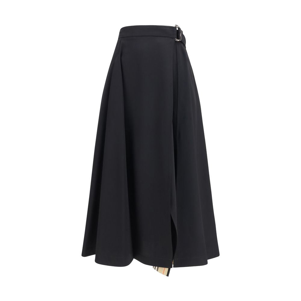 Schwarzer Oves Aries Wollrock Midi