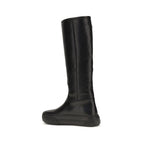 Schwarze Bos Taurus Kalbsleder Chelsea Boots