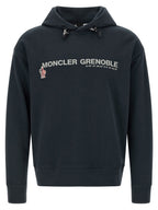 Blauer Baumwoll-Sweatshirt