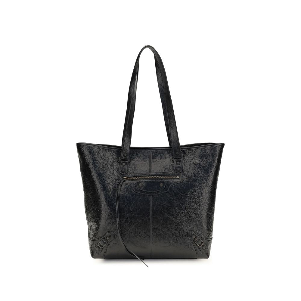 Schwarze Lammleder Schultertasche Ovis Aries Aries