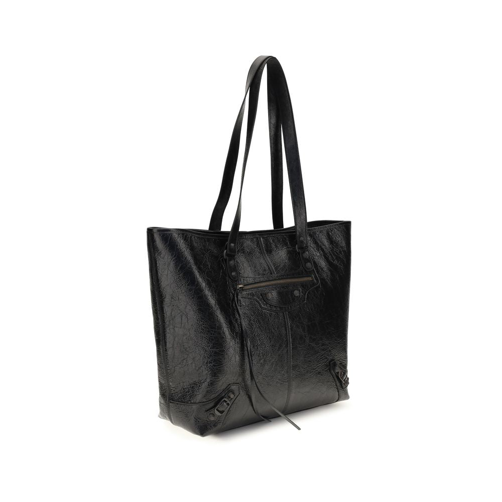 Schwarze Lammleder Schultertasche Ovis Aries Aries