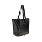 Schwarze Lammleder Schultertasche Ovis Aries Aries