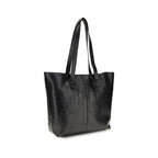 Schwarze Lammleder Schultertasche Ovis Aries Aries
