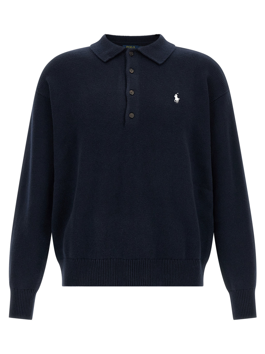 Blauer Baumwollcardigan