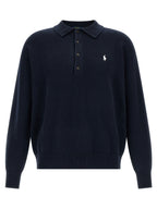 Blauer Baumwollcardigan