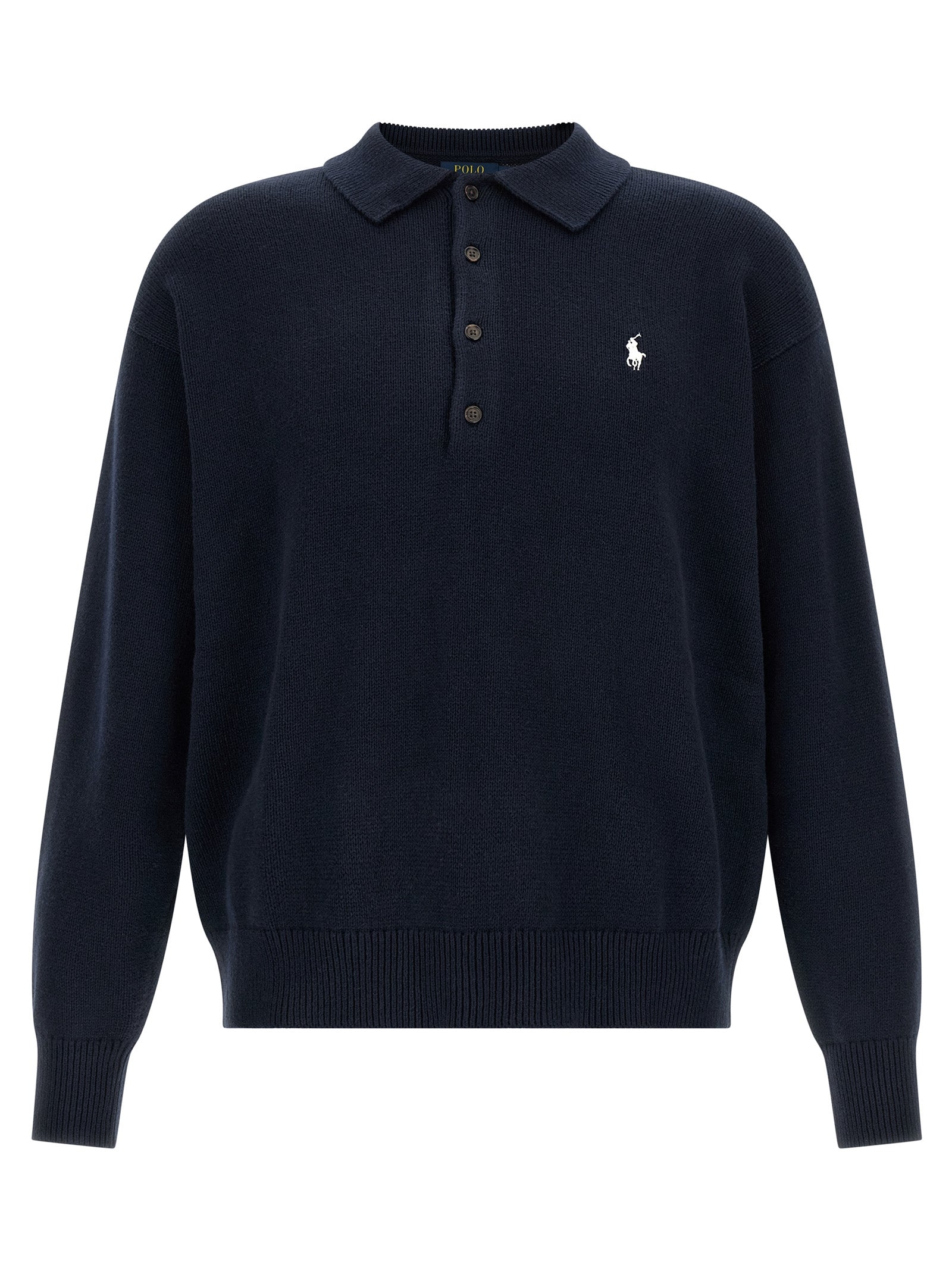 Blauer Baumwollcardigan