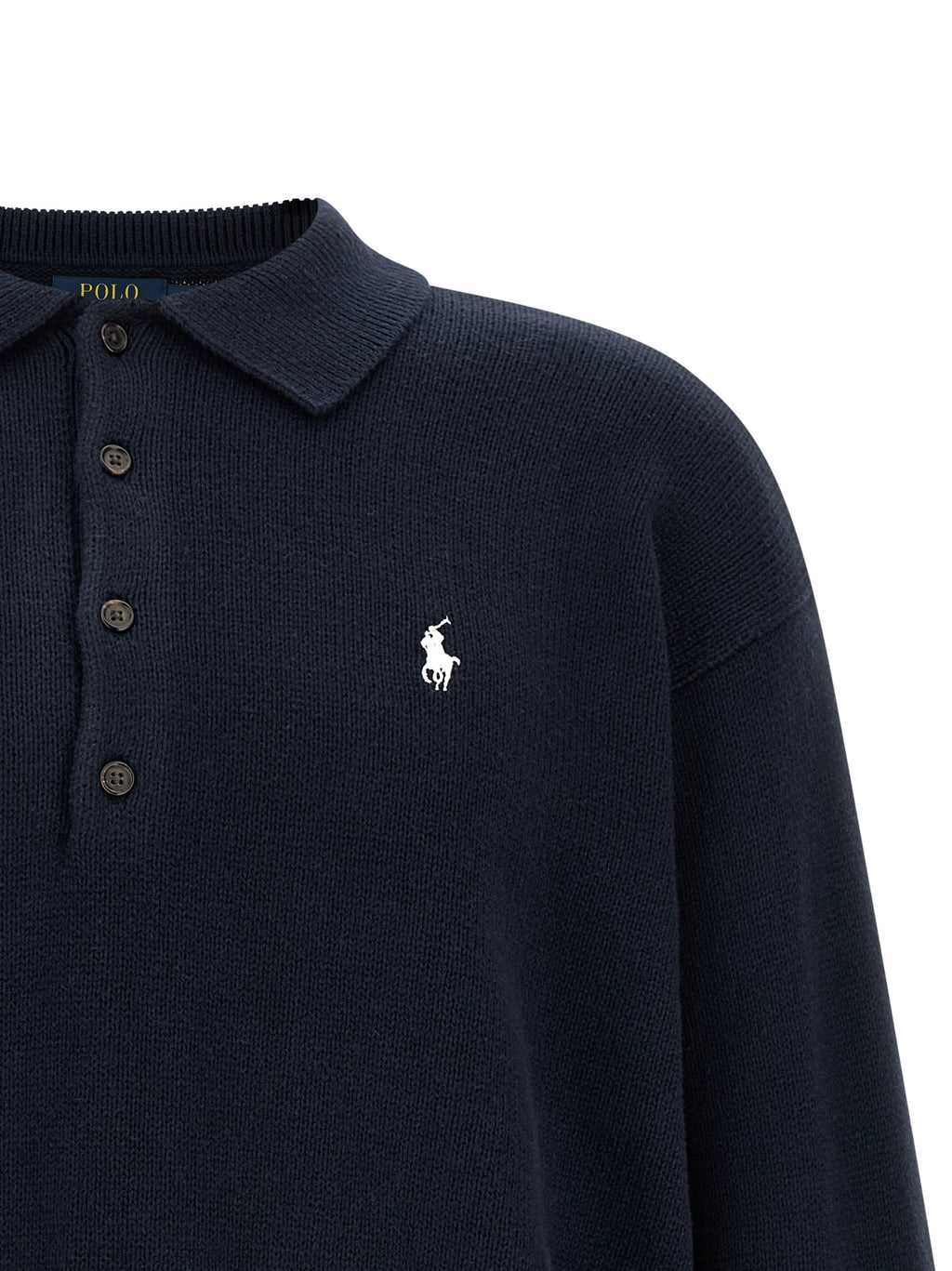Blauer Baumwollcardigan