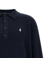Blauer Baumwollcardigan