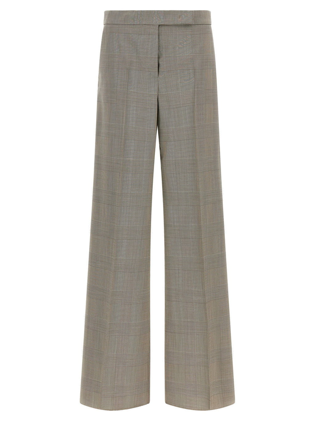 Graue Wollstoffhose
