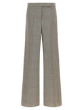 Graue Wollstoffhose