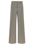 Graue Wollstoffhose