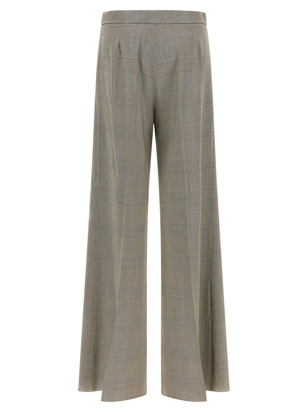Graue Wollstoffhose