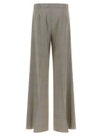 Graue Wollstoffhose