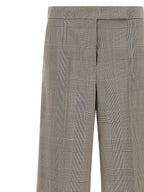 Graue Wollstoffhose
