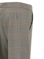 Graue Wollstoffhose
