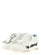 Zweifarbige Kalbsleder-Sneaker im Athletic-Stil