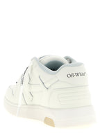 Zweifarbige Kalbsleder-Sneaker im Athletic-Stil