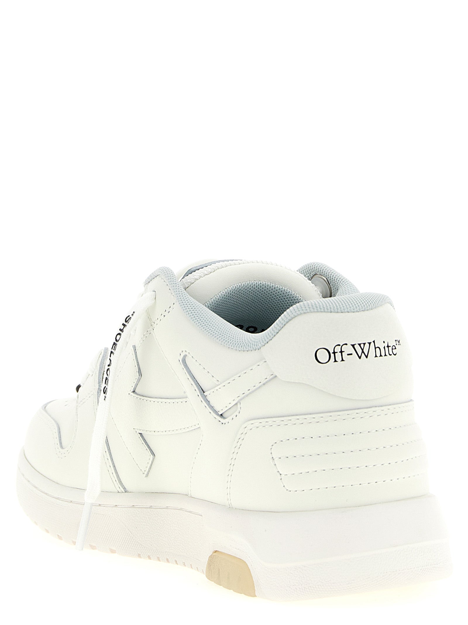 Zweifarbige Kalbsleder-Sneaker im Athletic-Stil
