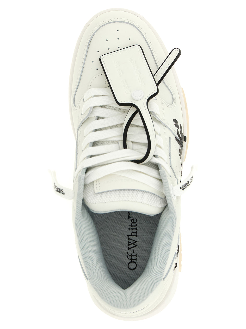 Zweifarbige Kalbsleder-Sneaker im Athletic-Stil