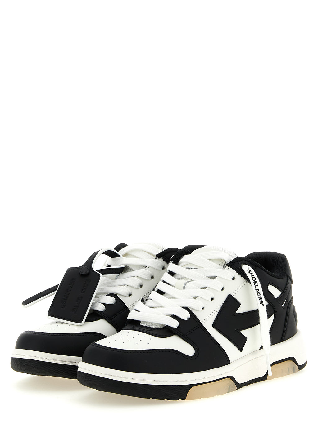 Bicolor Calfskin Low Top Sneakers