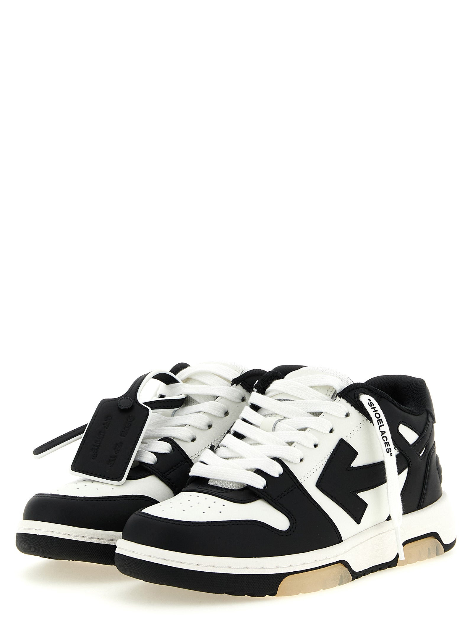 Bicolor Calfskin Low Top Sneakers