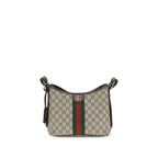 Beige Stoff-Handtasche