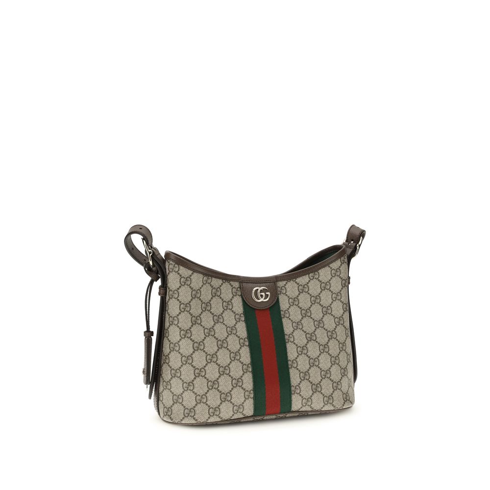 Beige Stoff-Handtasche