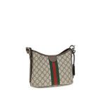 Beige Stoff-Handtasche